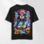Unisex Oversize Dövmeli Kadın Tasarımlı T-Shirt (Sırt Baskılı)