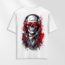 Unisex Oversize Kuru Kafa Tasarımlı T-Shirt (Sırt Baskılı)