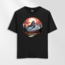 Unisex Oversize Dağ Manzara Tasarımlı T-Shirt
