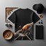 Unisex Oversize Halatlı Eller Tasarımlı T-Shirt (Sırt Baskılı)