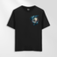 Unisex Oversize Pusula Tasarımlı T-Shirt