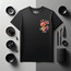 Unisex Oversize Çiçek Tasarımlı T-Shirt