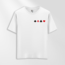 Unisex Oversize Maça Karo Sinek Kupa Tasarımlı T-Shirt
