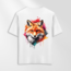 Unisex Oversize Tilki Tasarımlı T-Shirt (Sırt Baskılı)