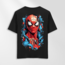 Unisex Oversize Spider Man Tasarımlı T-Shirt (Sırt Baskılı)