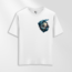 Unisex Oversize Pusula Tasarımlı T-Shirt