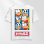 Unisex Oversize Donald Tasarımlı T-Shirt (Sırt Baskılı)