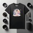 Unisex Oversize Astronot Tasarımlı T-Shirt