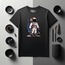 Unisex Oversize Astronot Tasarımlı T-Shirt