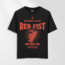 Unisex Oversize Red Fist Tasarımlı T-Shirt