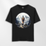 Unisex Oversize Dağcı Tasarımlı T-Shirt