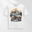 Unisex Oversize Motorsiklet Tasarımlı T-Shirt