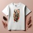 Erkek Oversize Adam Tasarımlı T-Shirt