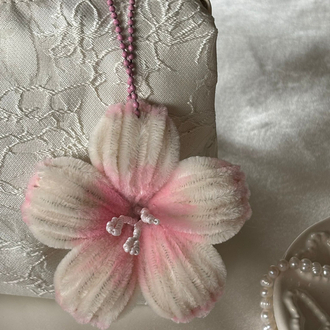 Hibiscus Çanta Charmı Pembe