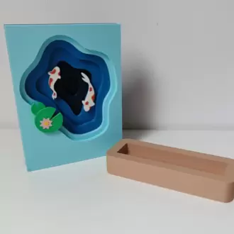Koi Balıkları Diorama