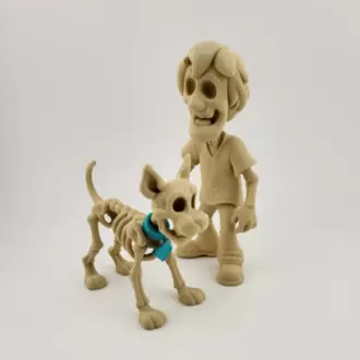 Scooby-Doo and Shaggy Kuru Kafa