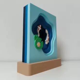 Koi Balıkları Diorama
