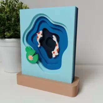 Koi Balıkları Diorama