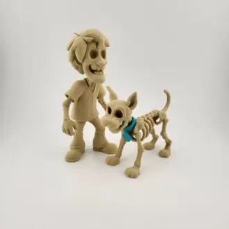 Scooby-Doo and Shaggy Kuru Kafa