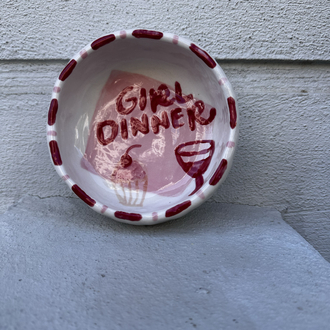girl dinner bowl