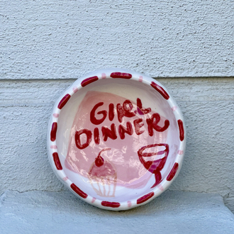 girl dinner bowl