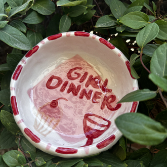 girl dinner bowl