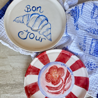 girl dinner plate
