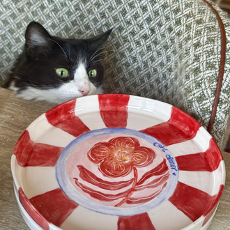 girl dinner plate