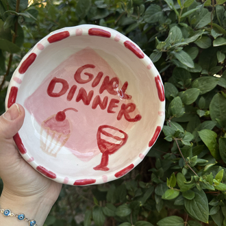 girl dinner bowl