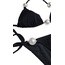 Lil Basic İncili Bikini Siyah