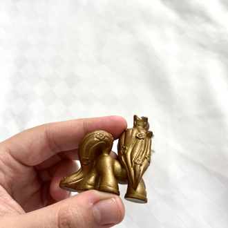 Altın Pony Anahtarlık
