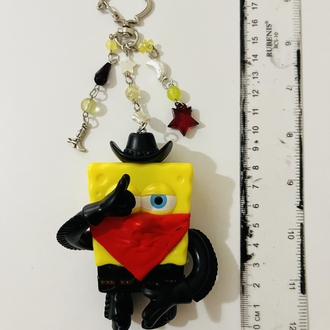 Kovboy Sünger Bob Anahtarlık
