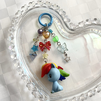 MLP Cutie Mark ~ Rainbow Dash Anahtarlık