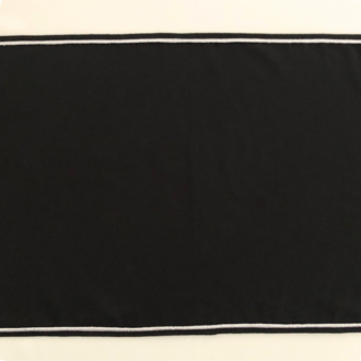 Biyeli Siyah Runner 45x180