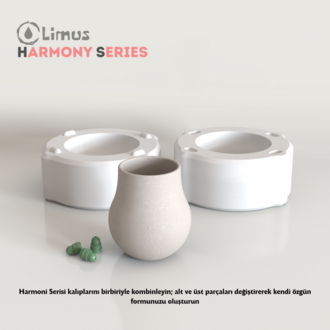 HS-002 HARMONİ SERİSİ KUPA ALÇI KALIBI 