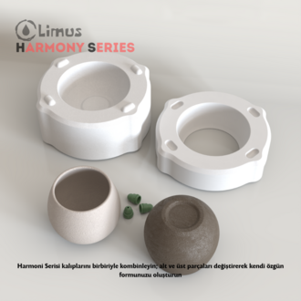 HS-004 HARMONİ SERİSİ KÜRE KUPA ALÇI KALIBI