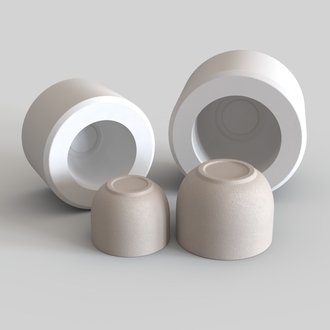 LSET-001 — OVAL KUPA VE FİNCAN SETİ ALÇI KALIPLARI