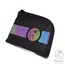 Siyah-Rainbow Reflektör Şeritli- Mini Bisikletçi Cüzdanı -12x9cm - Lindanihan Design