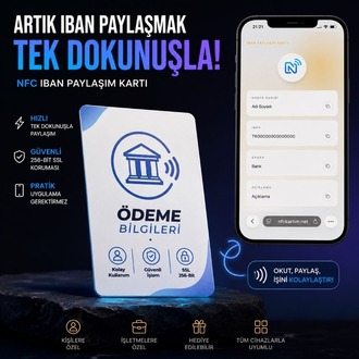 NFC IBAN Paylaşım Kartı
