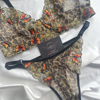Kelebekli bralet takım