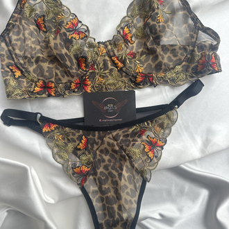 Kelebekli bralet takım