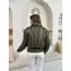 Puffer kısa mont haki st25534