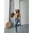 Mom fit kar yıkama bıyık detaylı jeans pantolon d2006