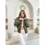 Puffer kısa mont haki st25534