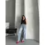 Palazzo straight kar yıkama jeans pantolon mavi d2008