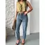Mom fit bıyık kar yıkama jeans pantolon koyu mavi d2006