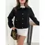 Zr model kaşe ceket siyah st255807