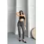 Mom fit enzim taş yıkama jeans pantolon füme d2006