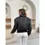 Puffer kısa mont siyah st25534