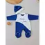 0-3 3-6 Ay Lucky Baby Nakışlı Es Çizgi Boy Şapkalı Erkek Bebek Tulumu